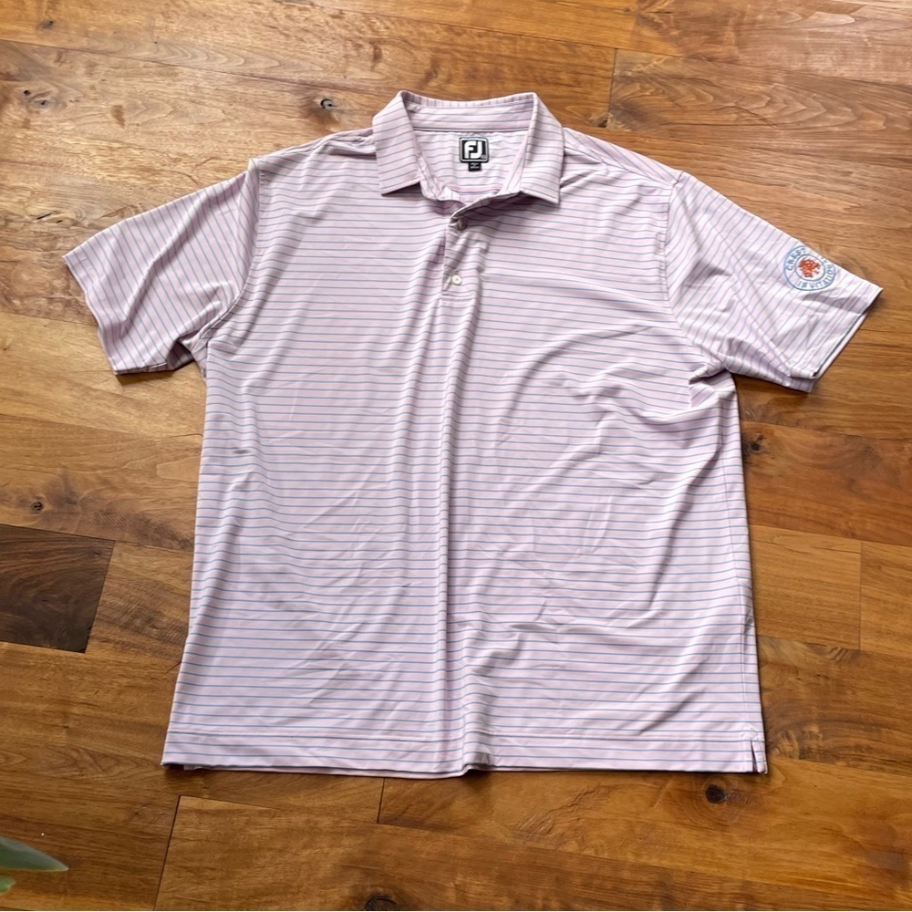 FootJoy FJ Athletic Fit Golf Polo Shirt Crest Invitational Oaktree Golf